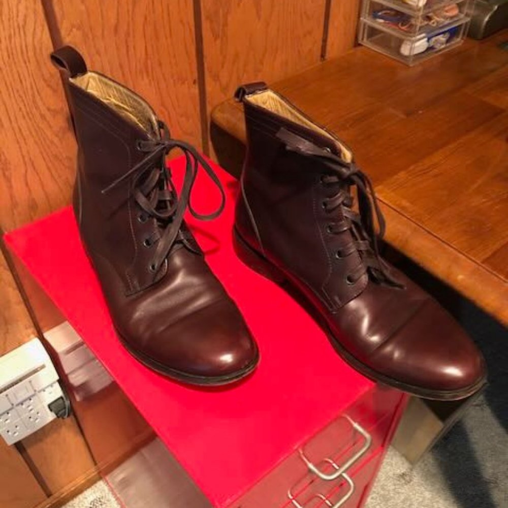 Harrys of London Edwin Lace-up boot, dark brown, size 45